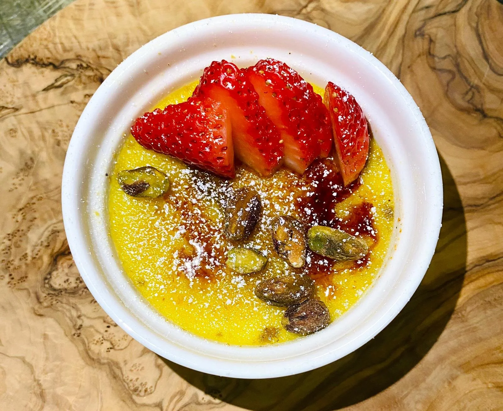 Pistachio Crème Brule
