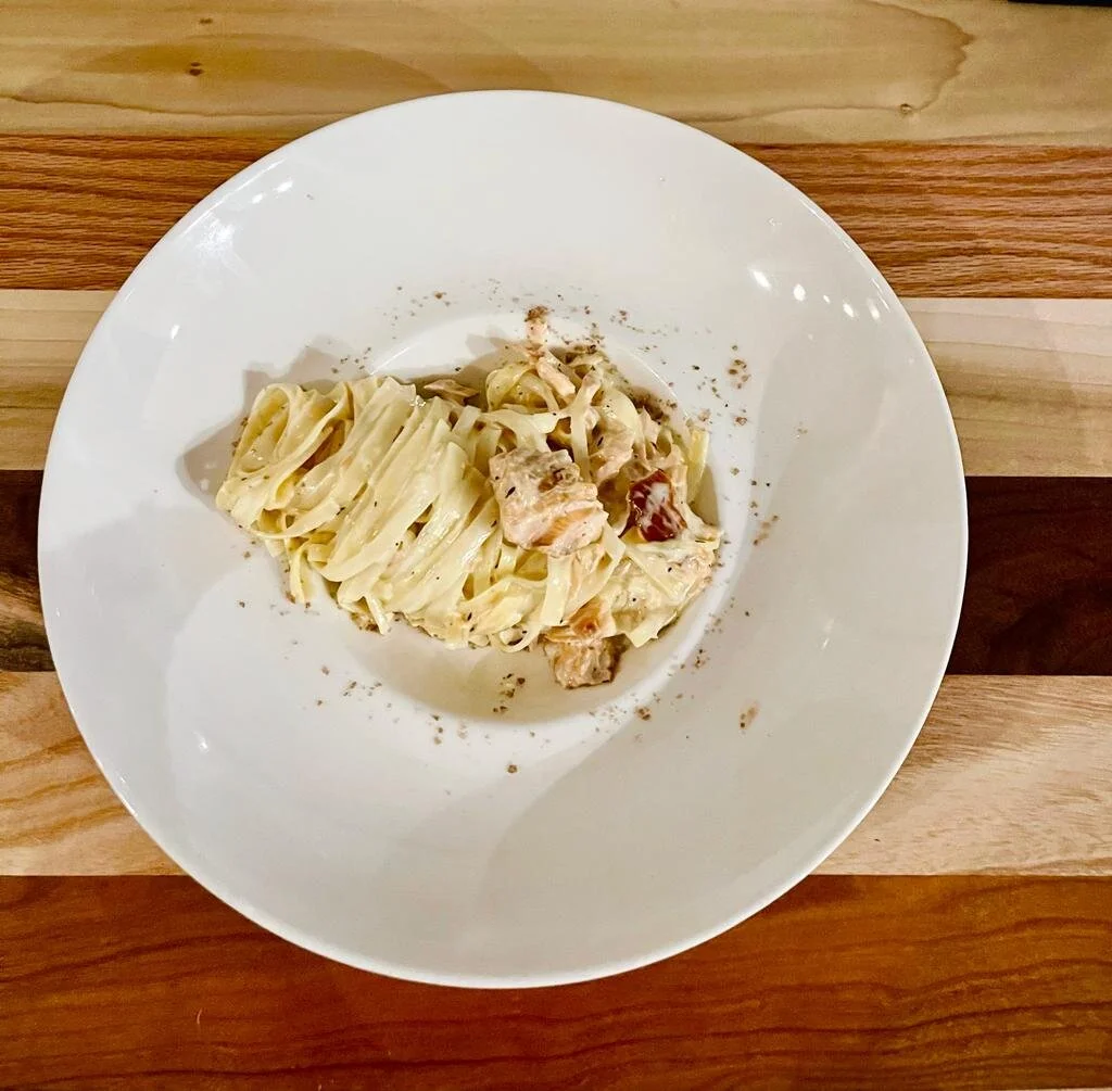 Fettuccine Panna e Salmone