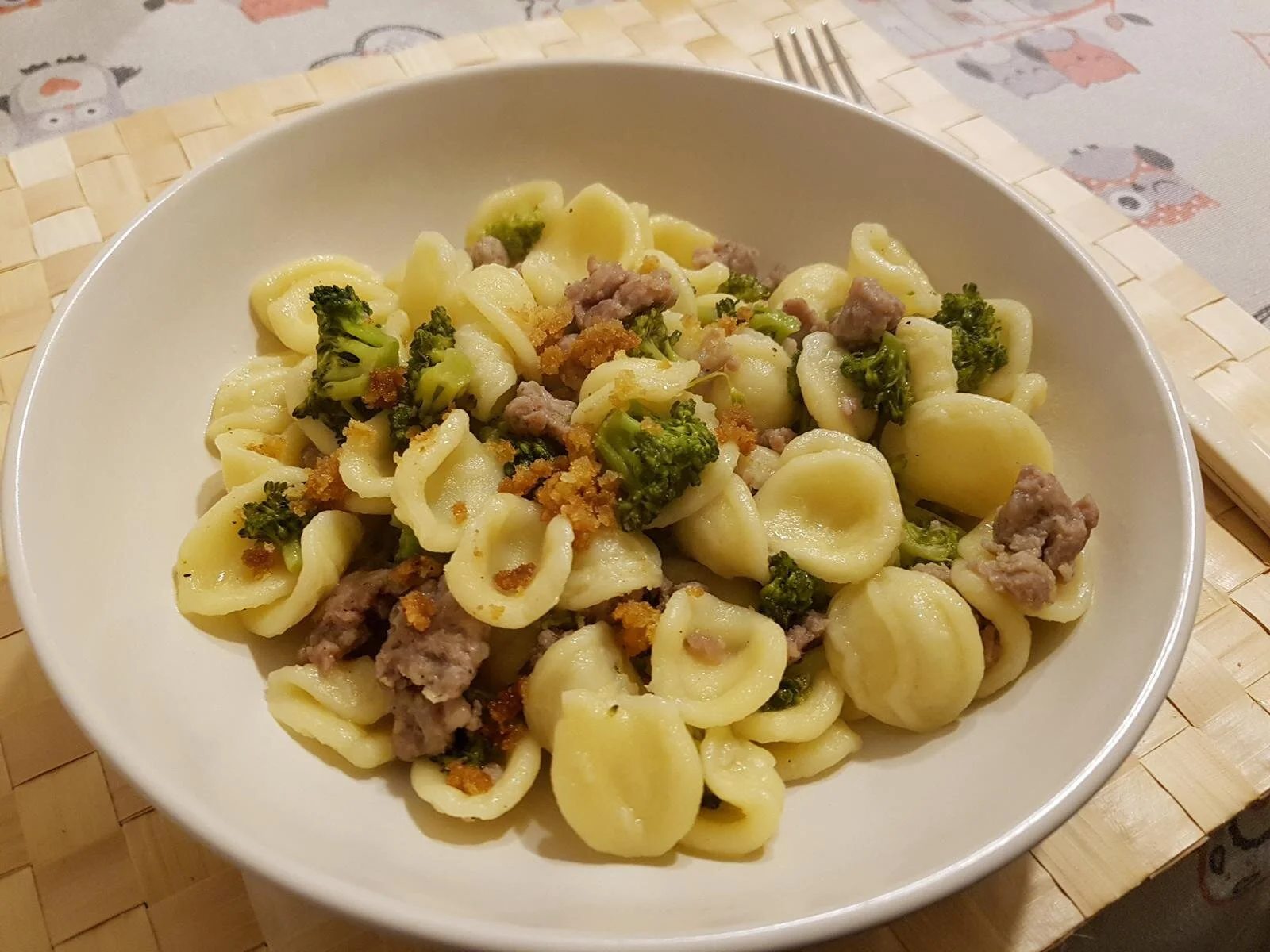 Orecchiette with Broccoli and Sausage