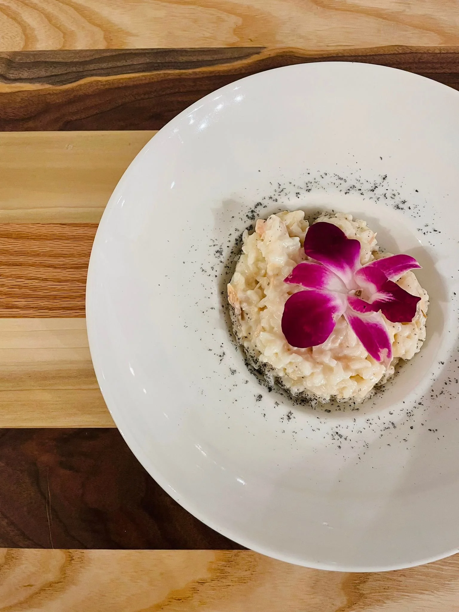 Risotto with Smoked Salmon and Cream Cheese