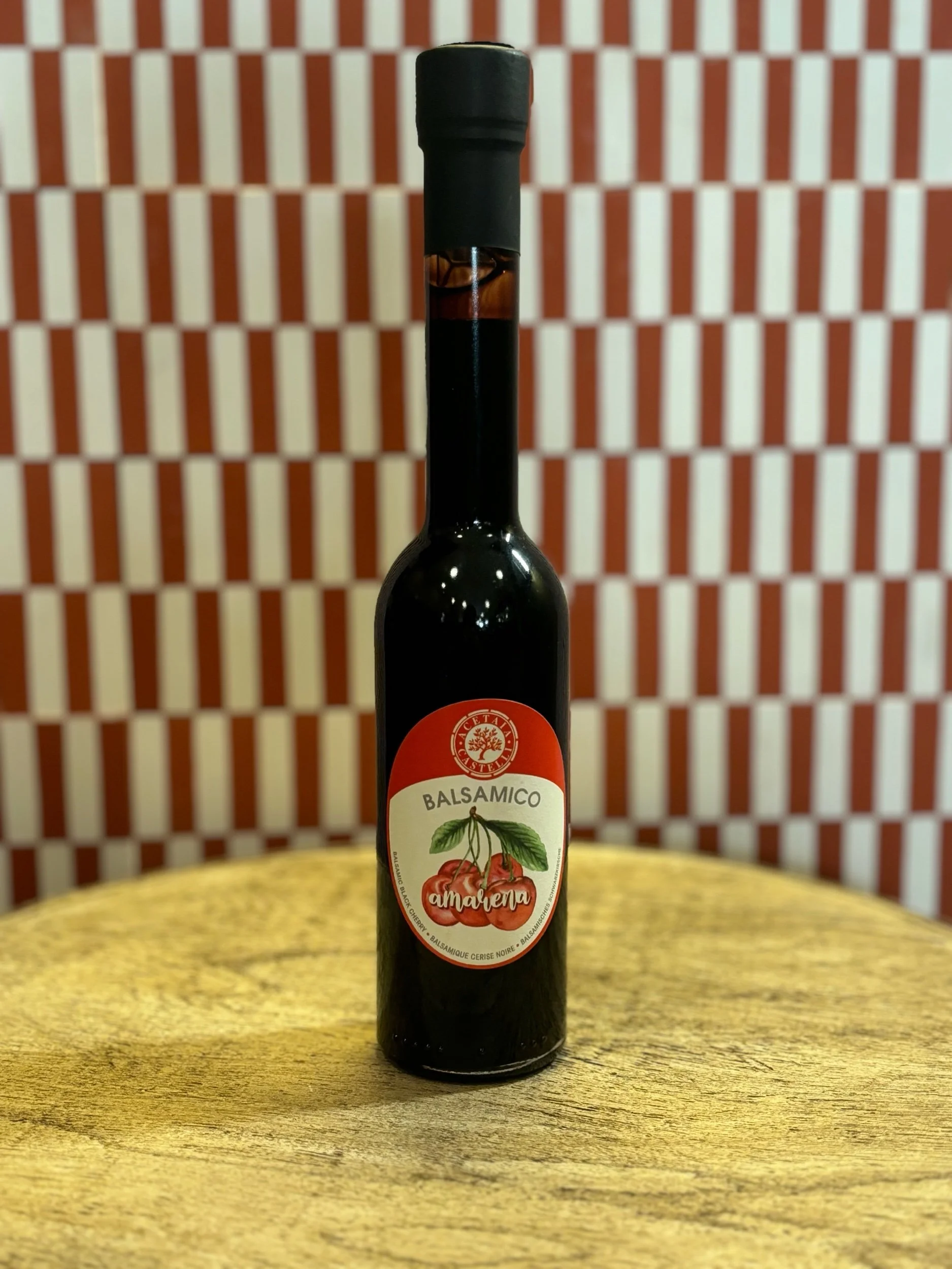 Acetaia Castelli Balsamic Condiment Black Cherries 250ml