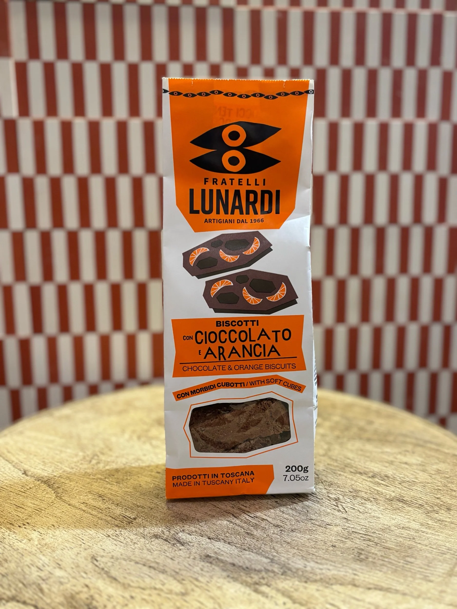Fratelli Lunardi Chocolate and orange biscuits