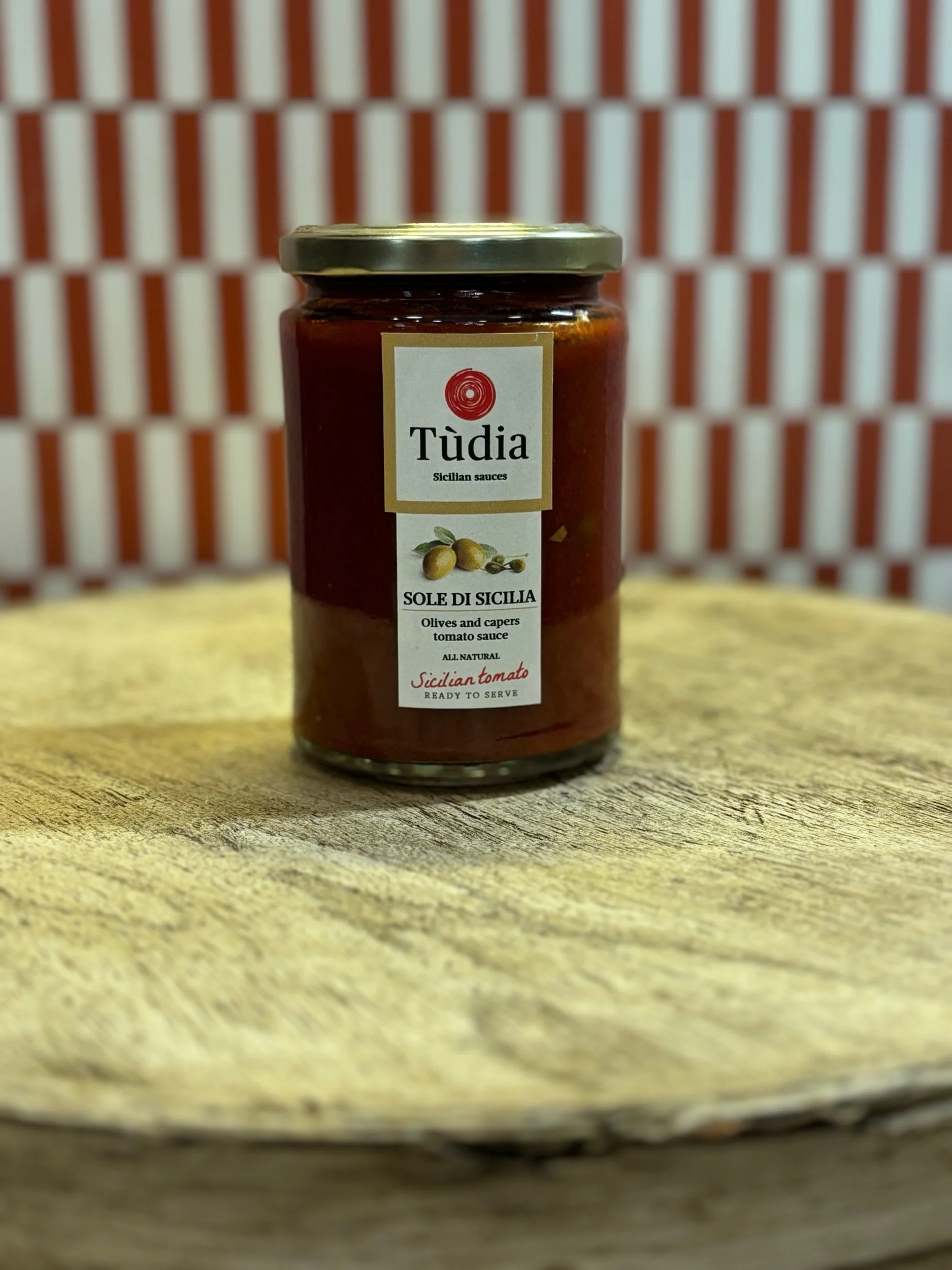 Tudia Olives and Capers Tomato Sauce