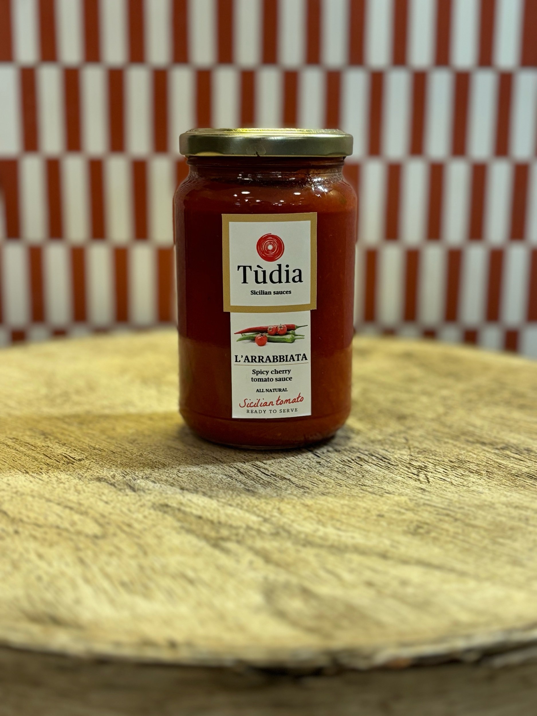 Tudia Arrabbiata with Cherry tomatoes Tomato Sauce