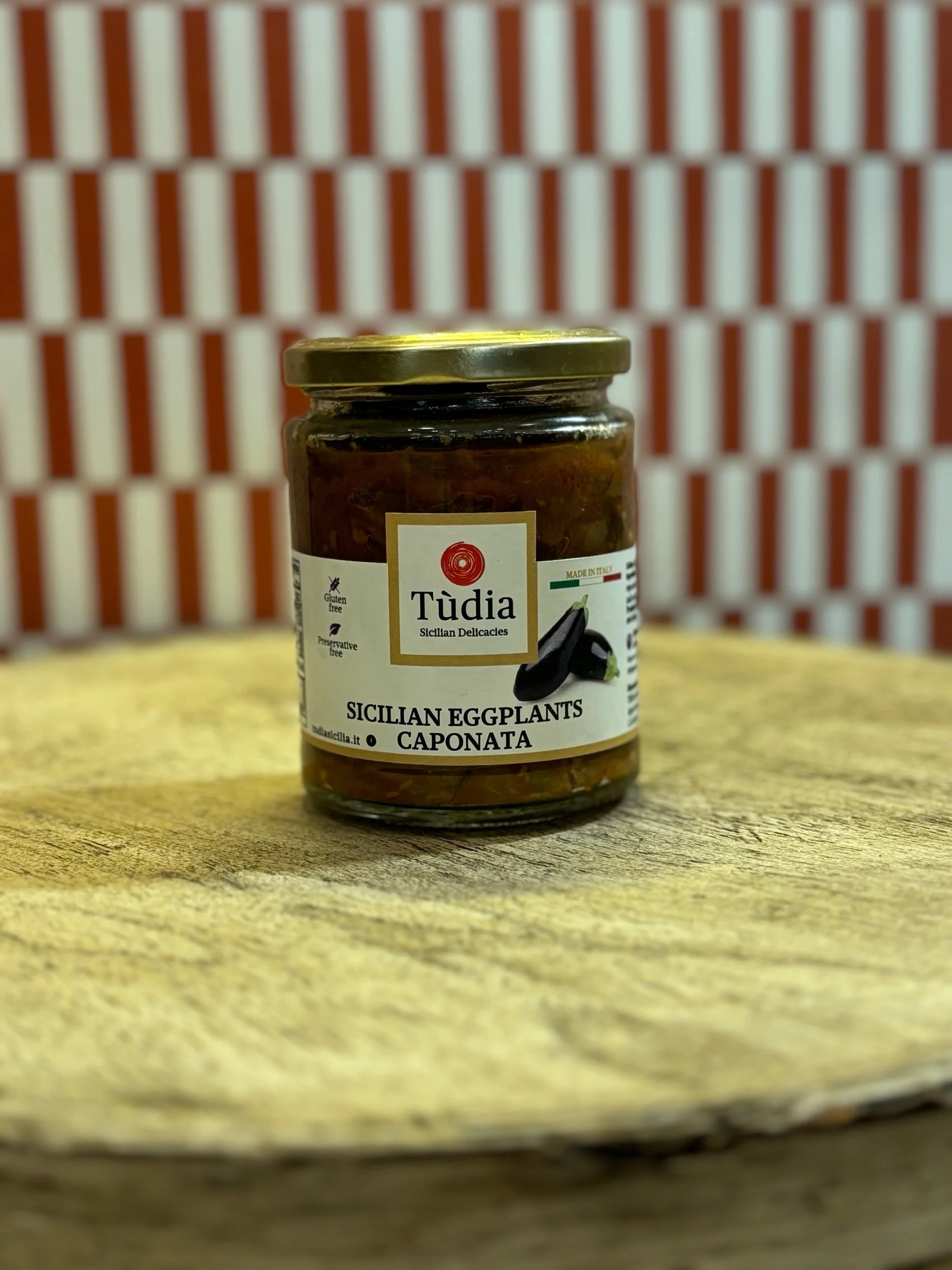 Tudia Sicilian Eggplant Caponata