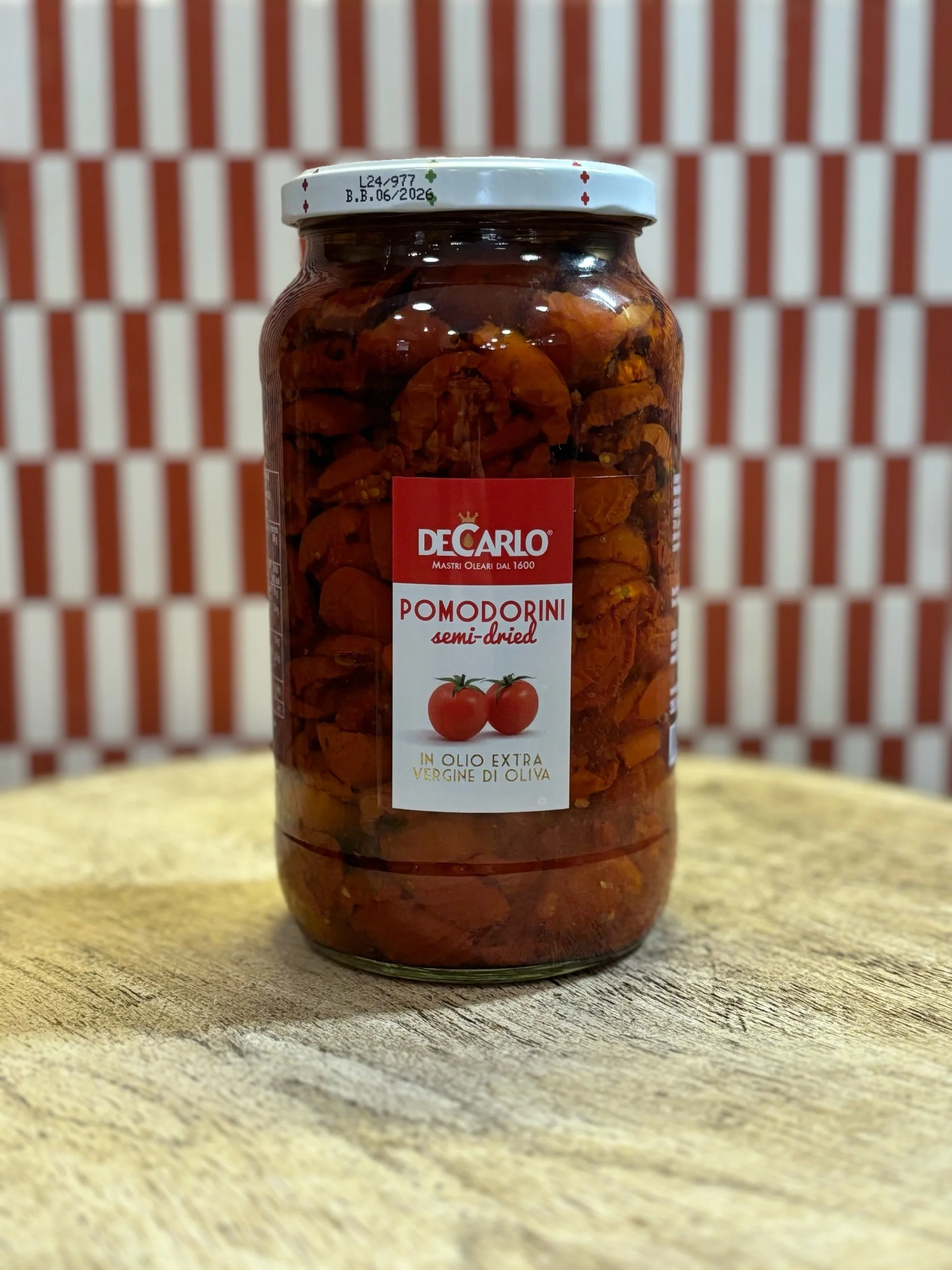 De Carlo Semi Dried Tomatoes in EVOO