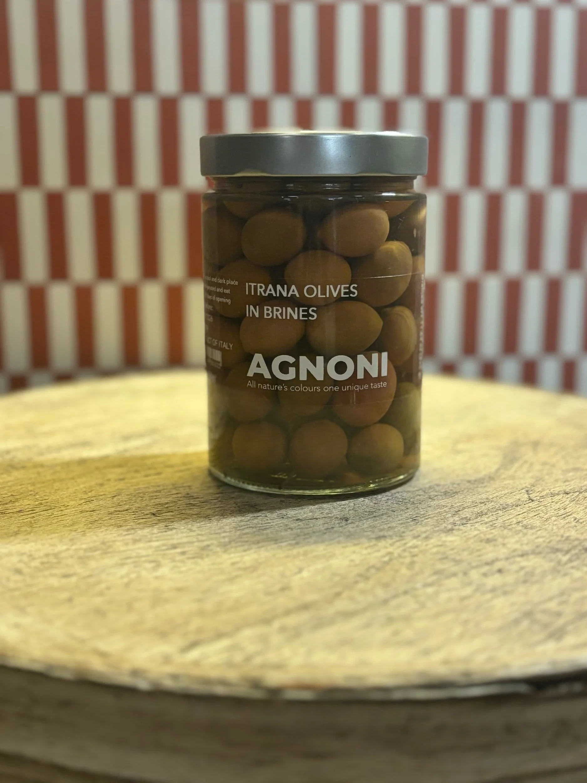 Agnoni Itrana olives in brines 590gr