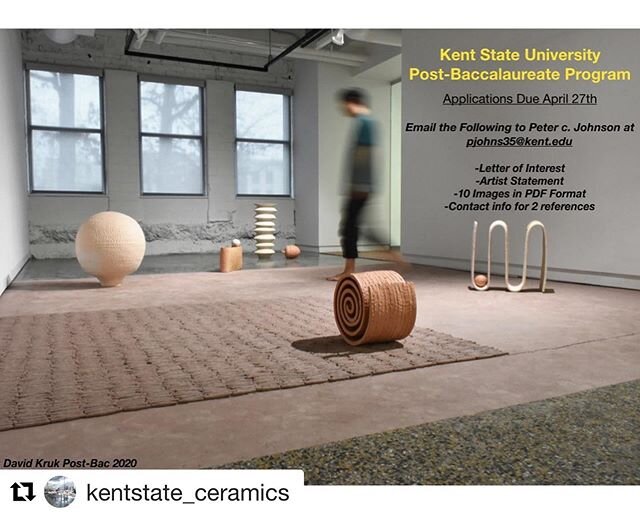 Hello spatially distant friends! Kent State&rsquo;s applications for the post-baccalaureate program are open! Being a post-bac is a great opportunity to explore your work and ideas while having access to faculty, grads and undergraduates for feedback