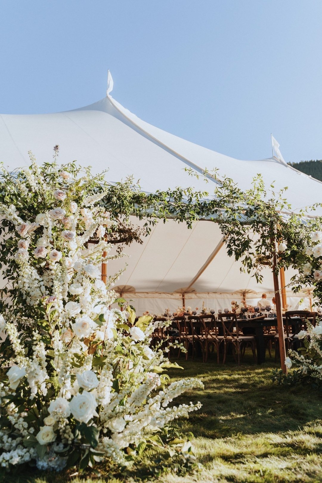 A little moment for this tent entrance!