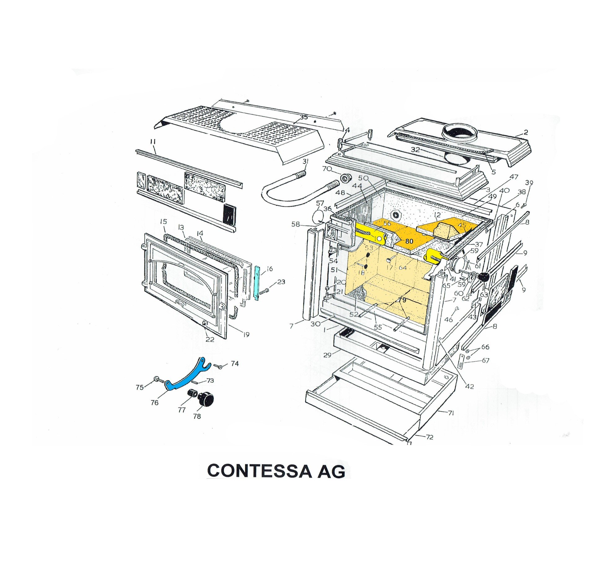 CONTESSA AG Exploded Diagram