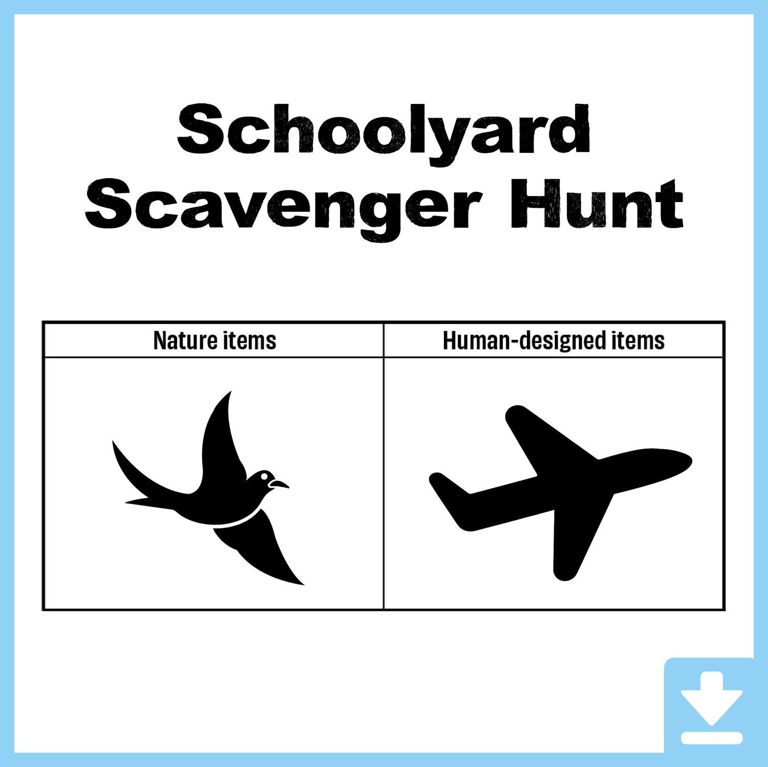 Copycat Scavenger Hunt Lesson