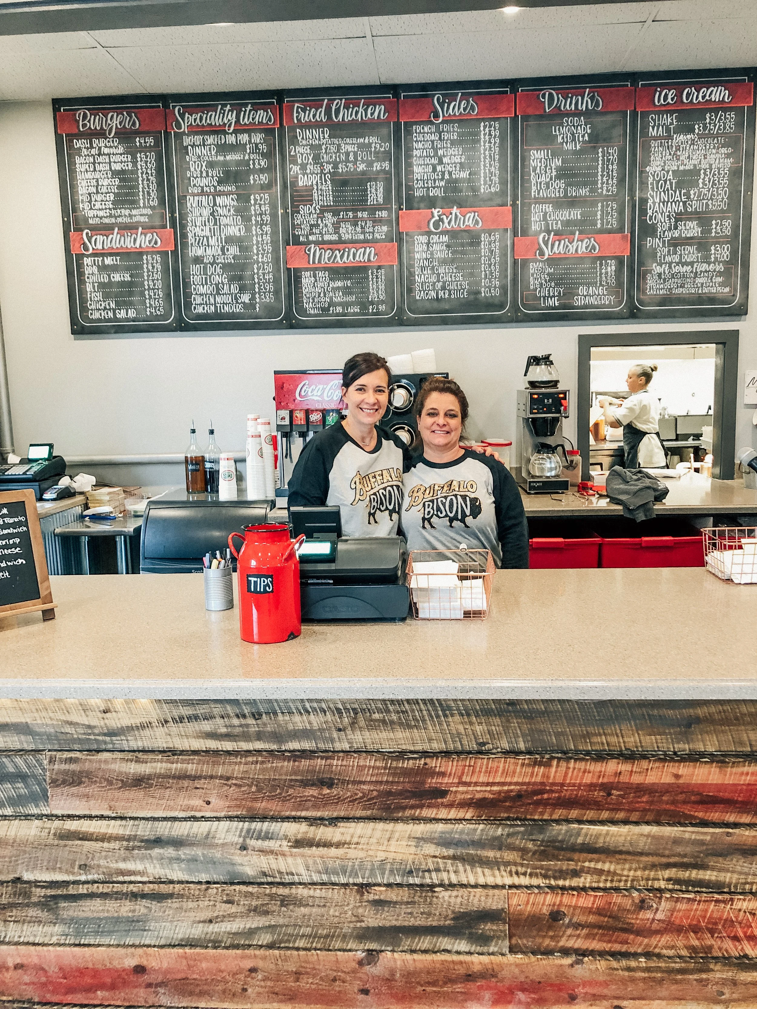 Fast Food Chalkboard Menu