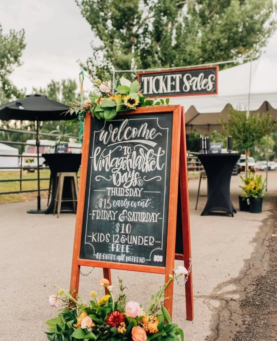 Event Welcome Chalkboard