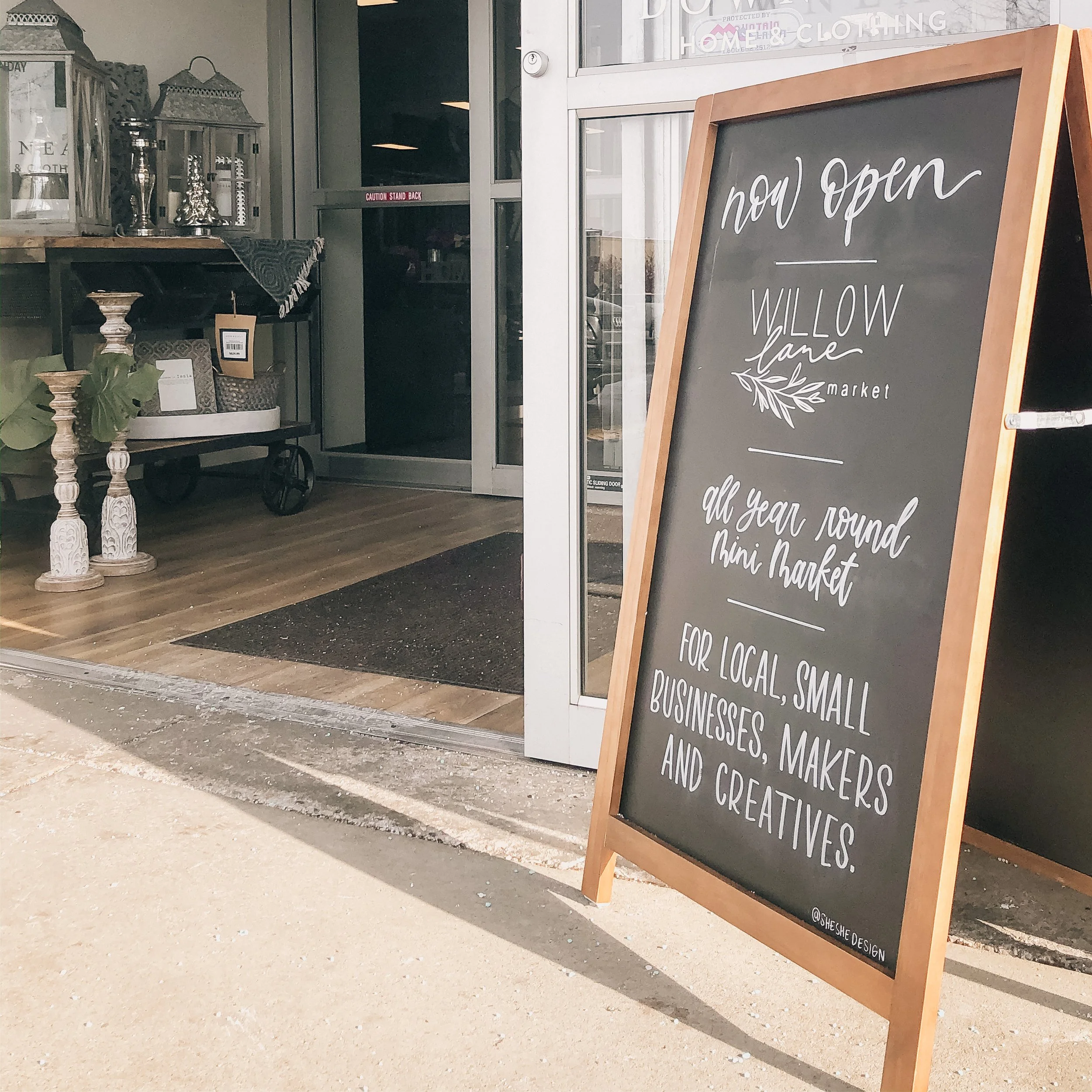 Now Open Store Front Sign