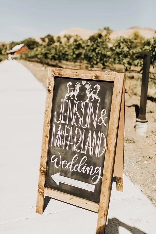 Wedding Chalkboard