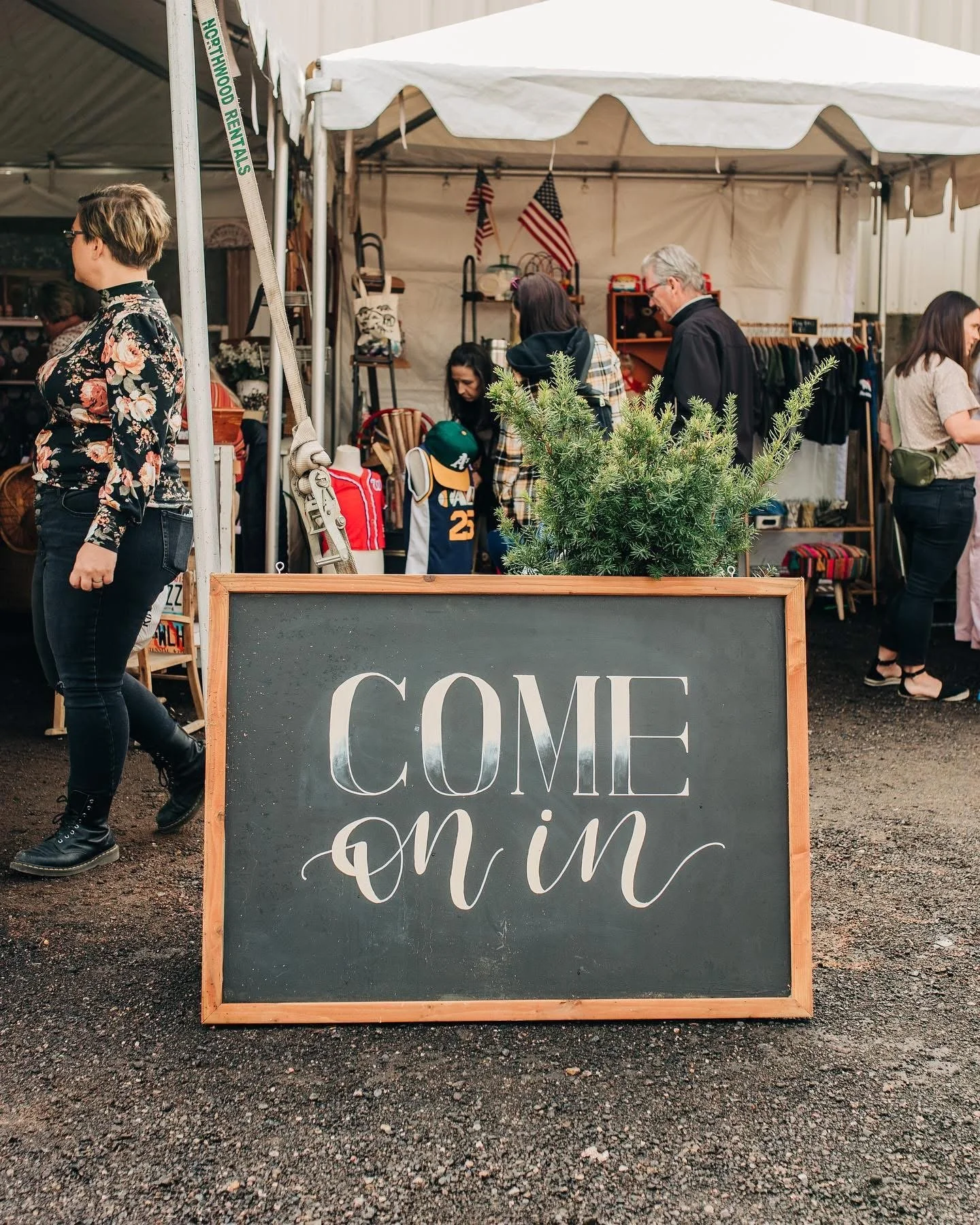 Come on In Chalkboard