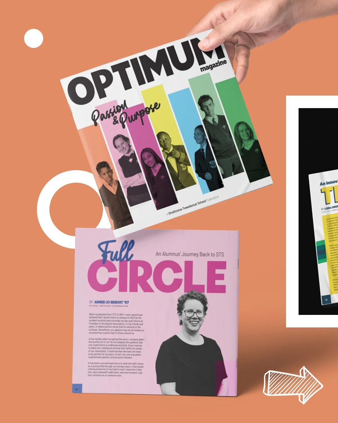 Certain projects become part of the fabric that makes up a company. For Freshly, our collaboration with Strathcona-Tweedsmuir School on the Optimum Magazine is one of them. It isn't a typical publication; it's a testament to the power of collaboratio