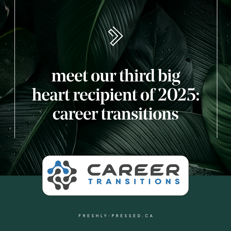 Announcing the Third Big Heart Grant of 2025: Career Transitions