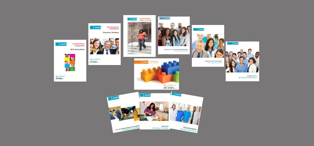 Display of naafa’s brochures and tool kits