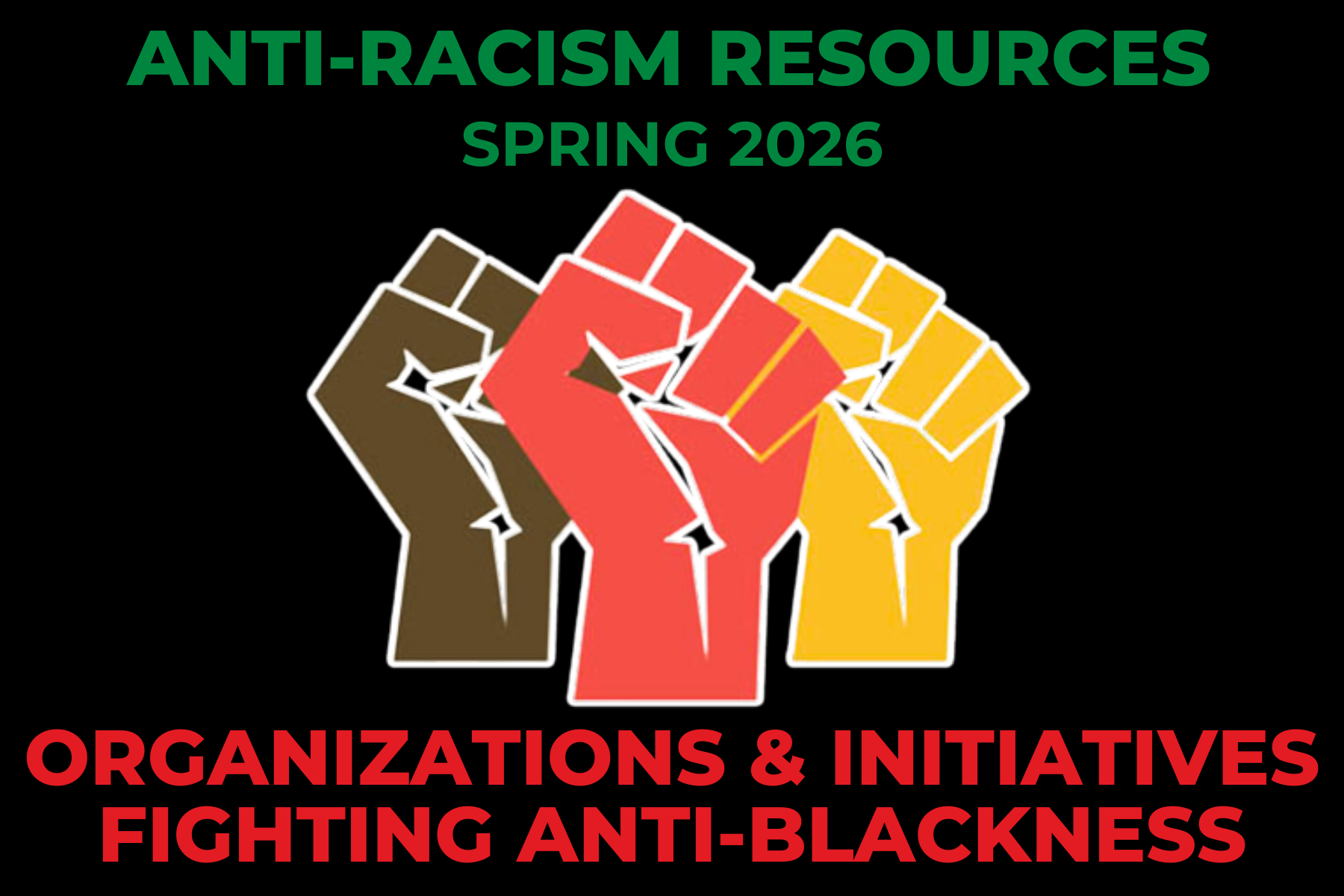 Anti-Racism Resources - Spring 2026