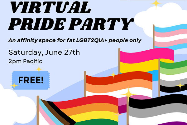 NAAFA’s Virtual Pride Party