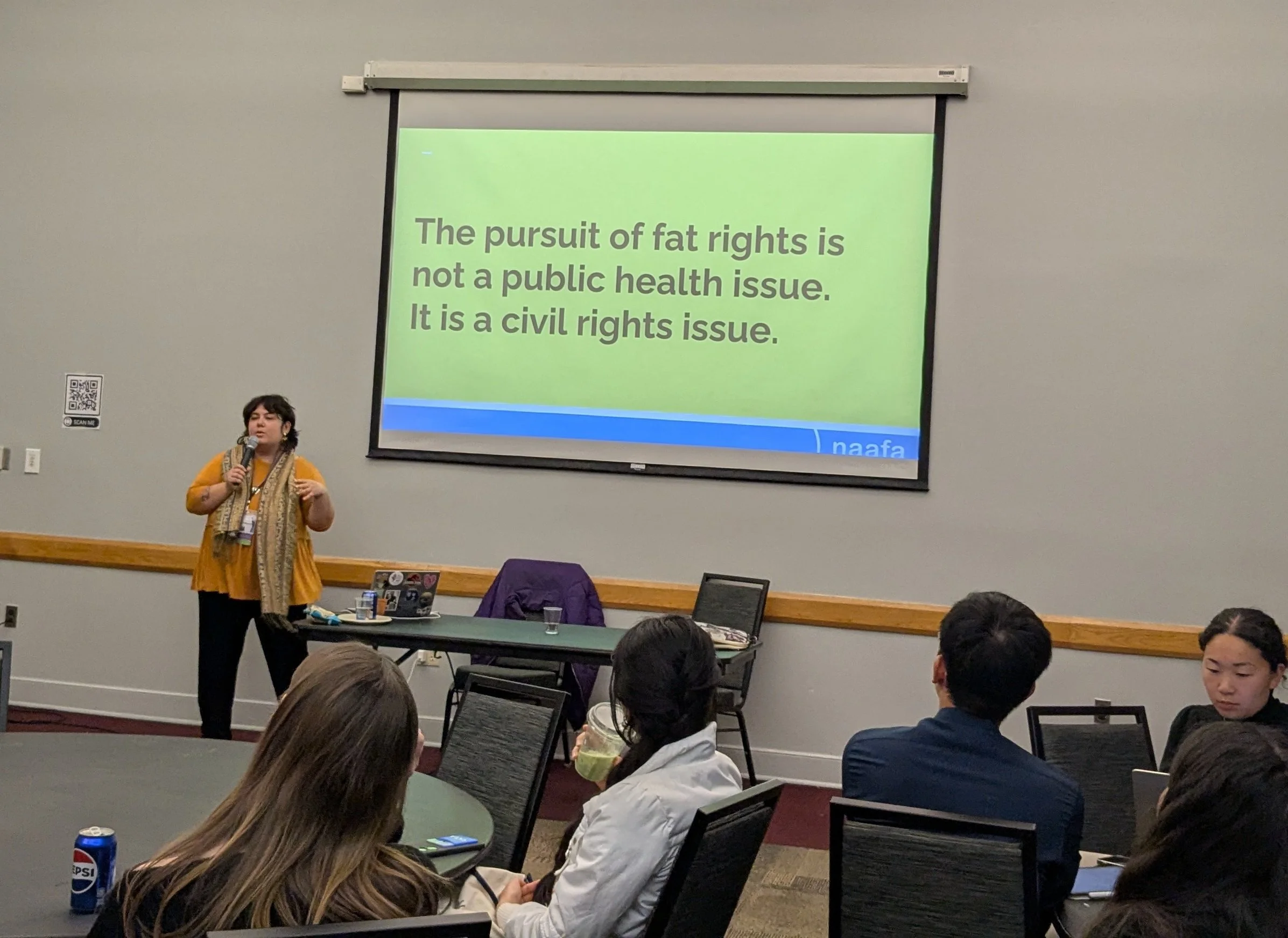 Francisca presenting at Impact Conference