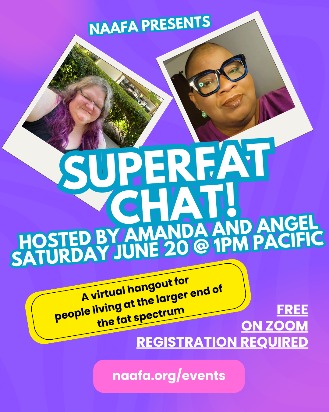 Flyer for Superfat Chat