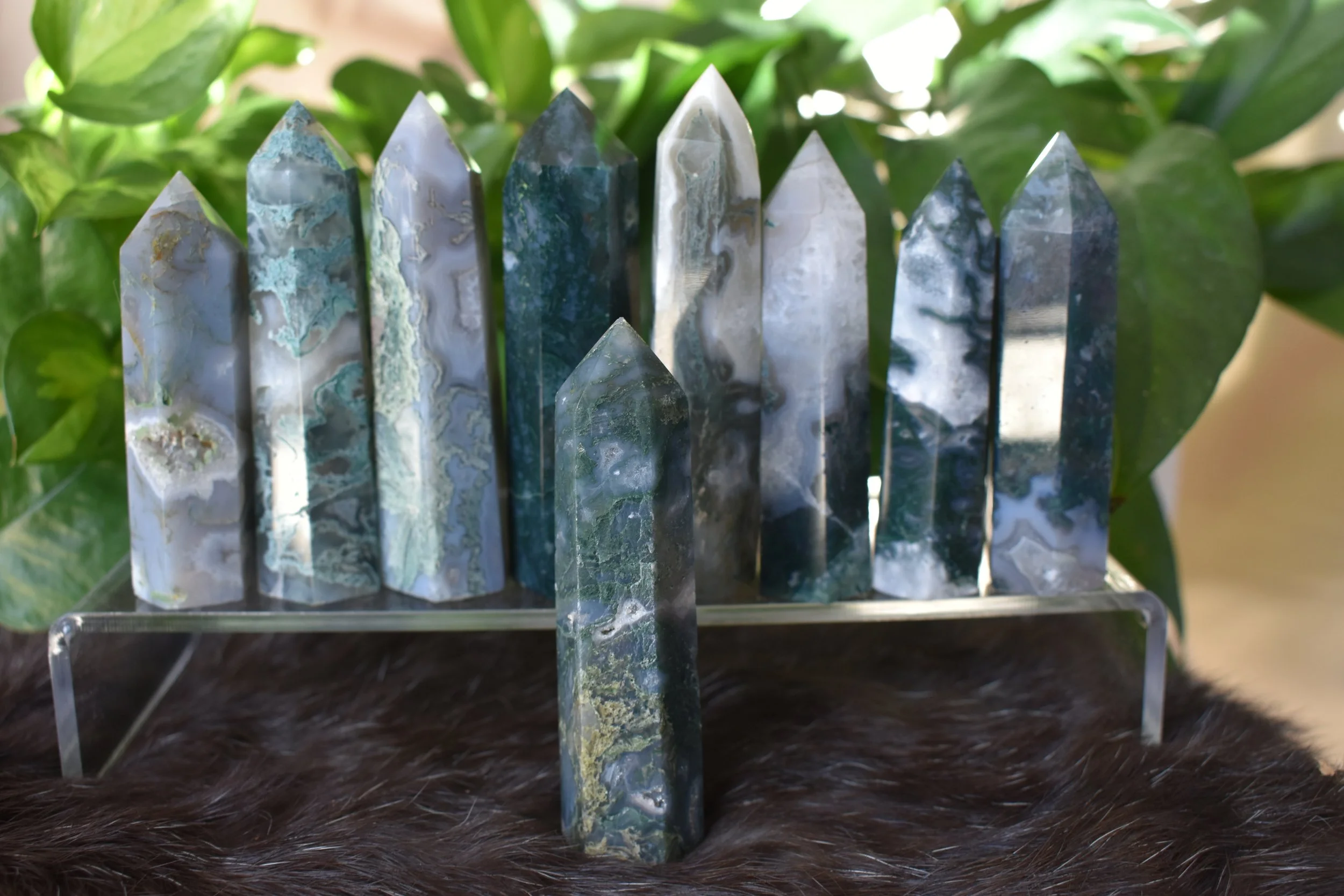Moss Agate Towers
