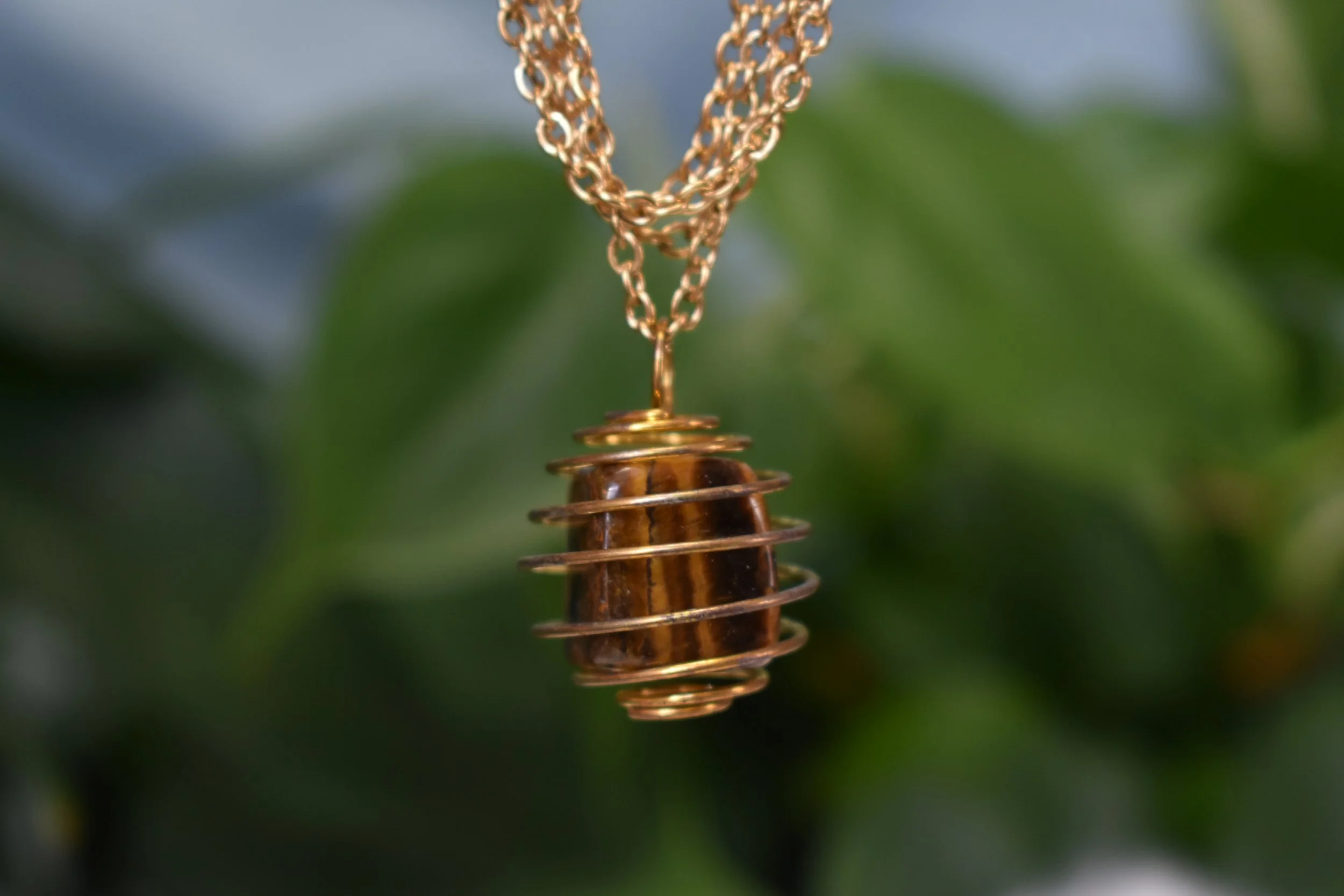 Tigers eye cage tumble