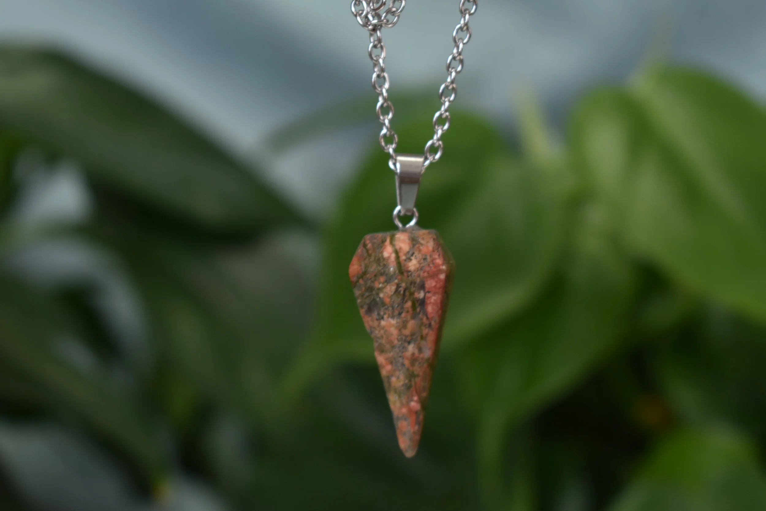 Unakite necklace