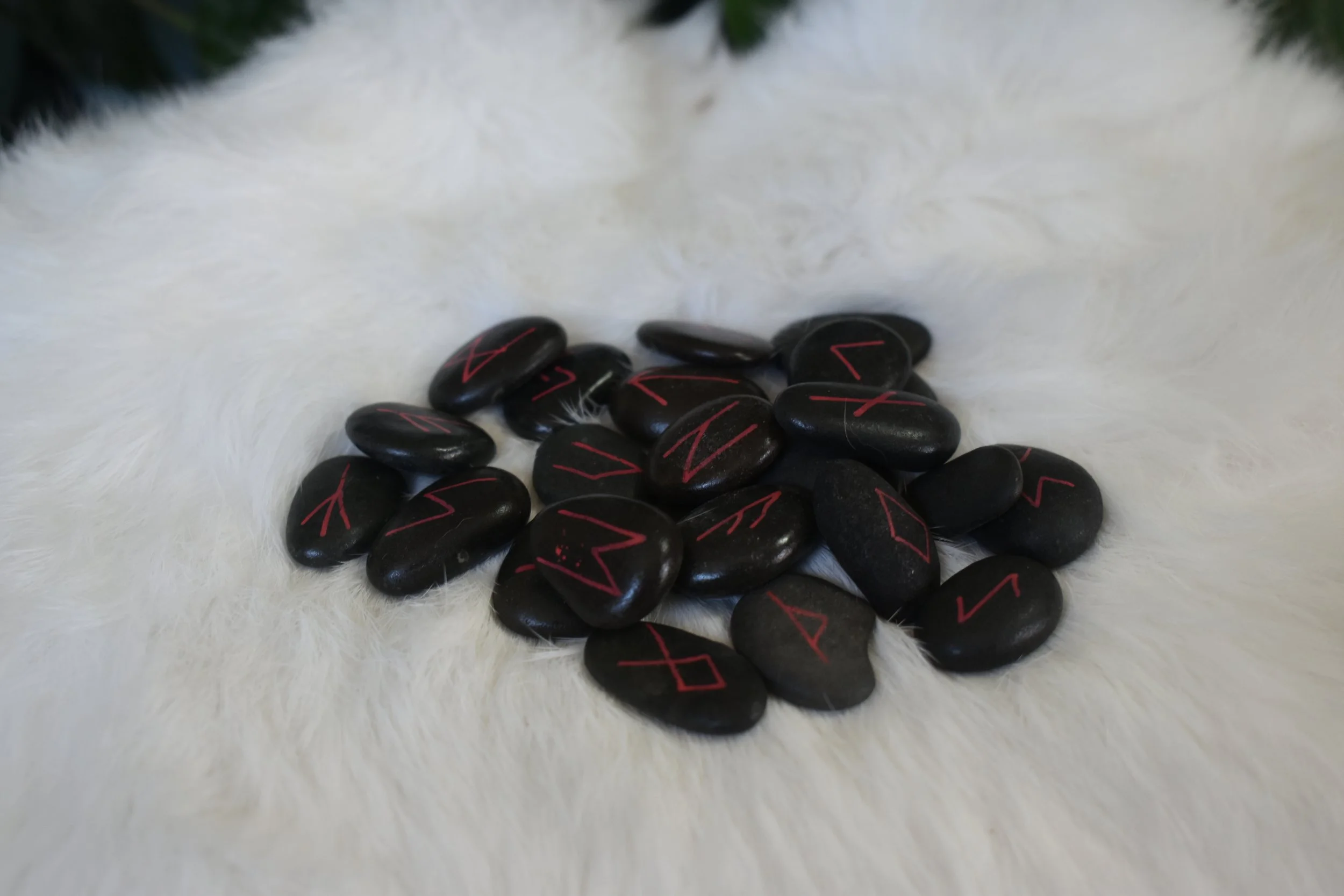 Medium river rock runes