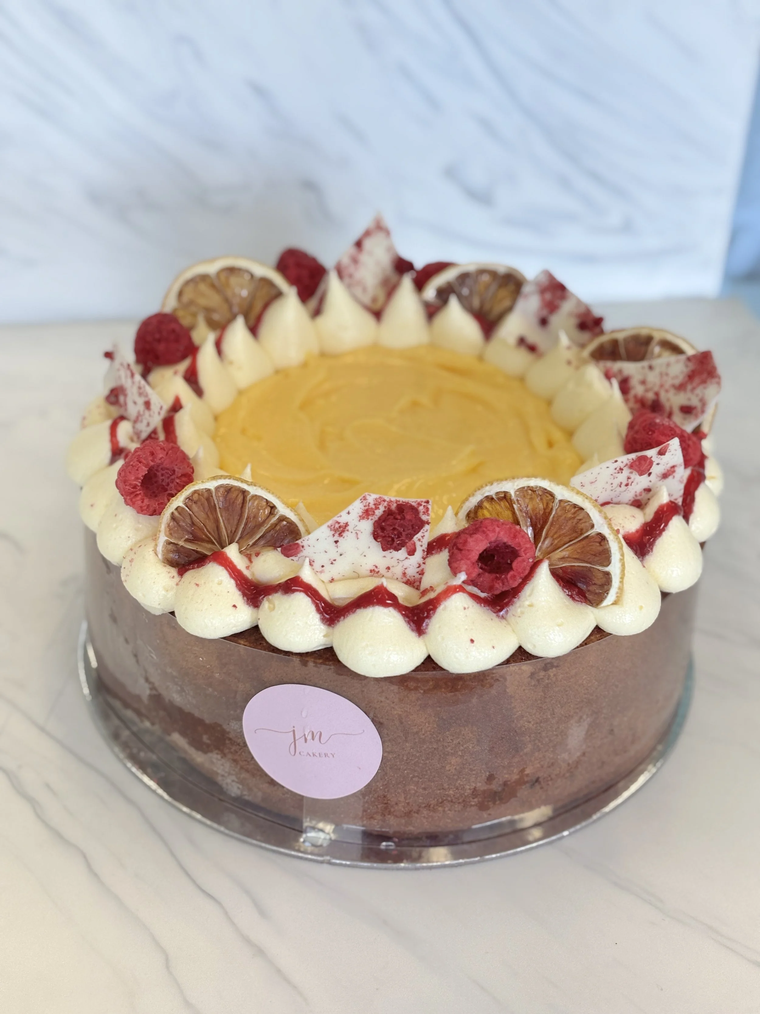 Lemon & Raspberry Cake