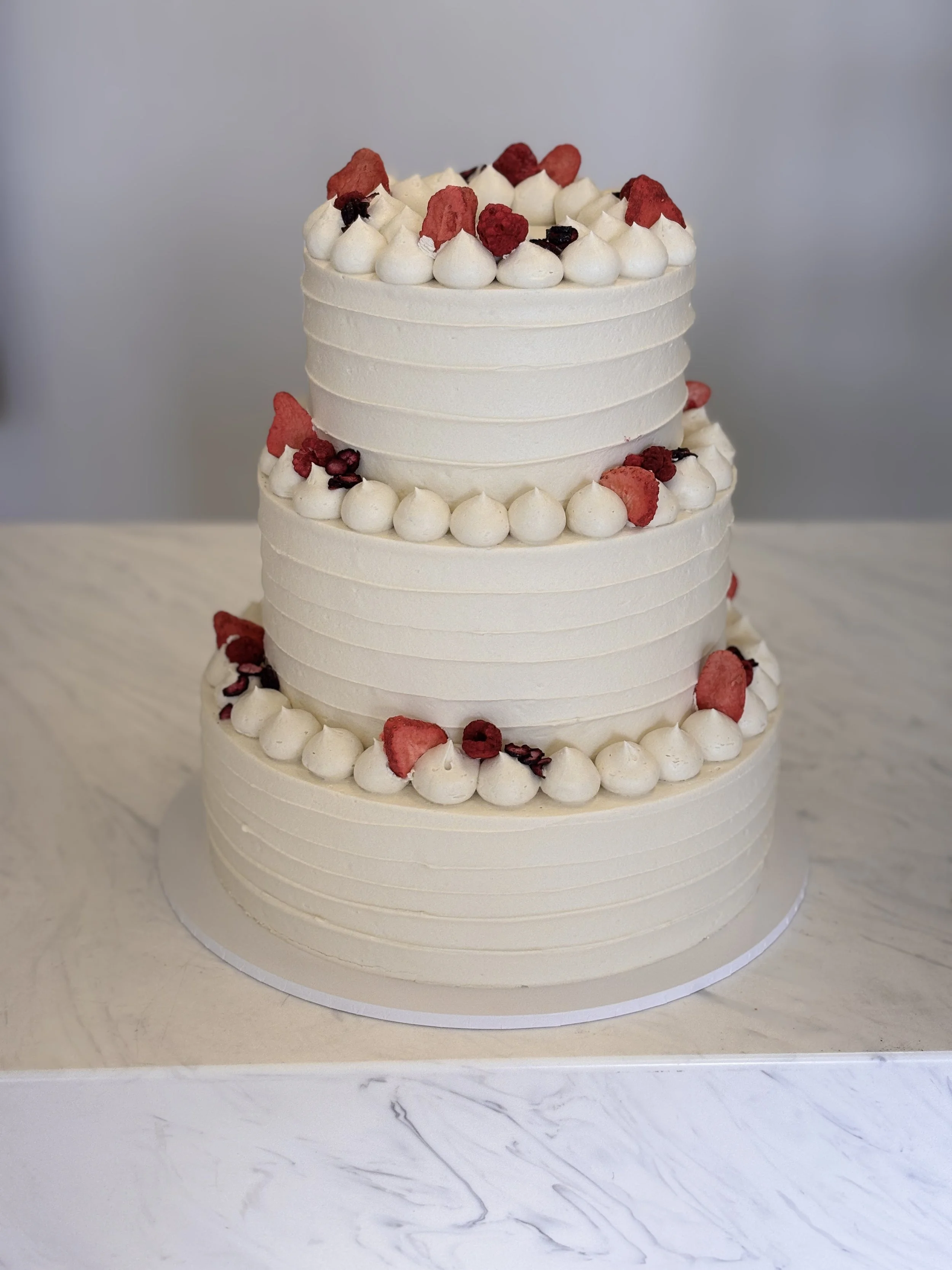 Iced Textured Cabinet Cake 2 or 3 Tiers