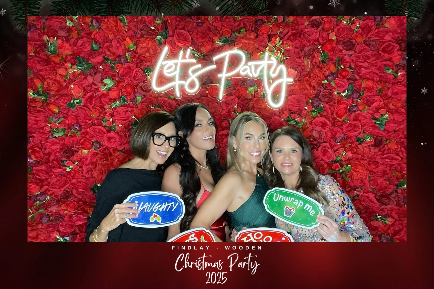 Photo Booth rental Las Vegas flower walls Las Vegas