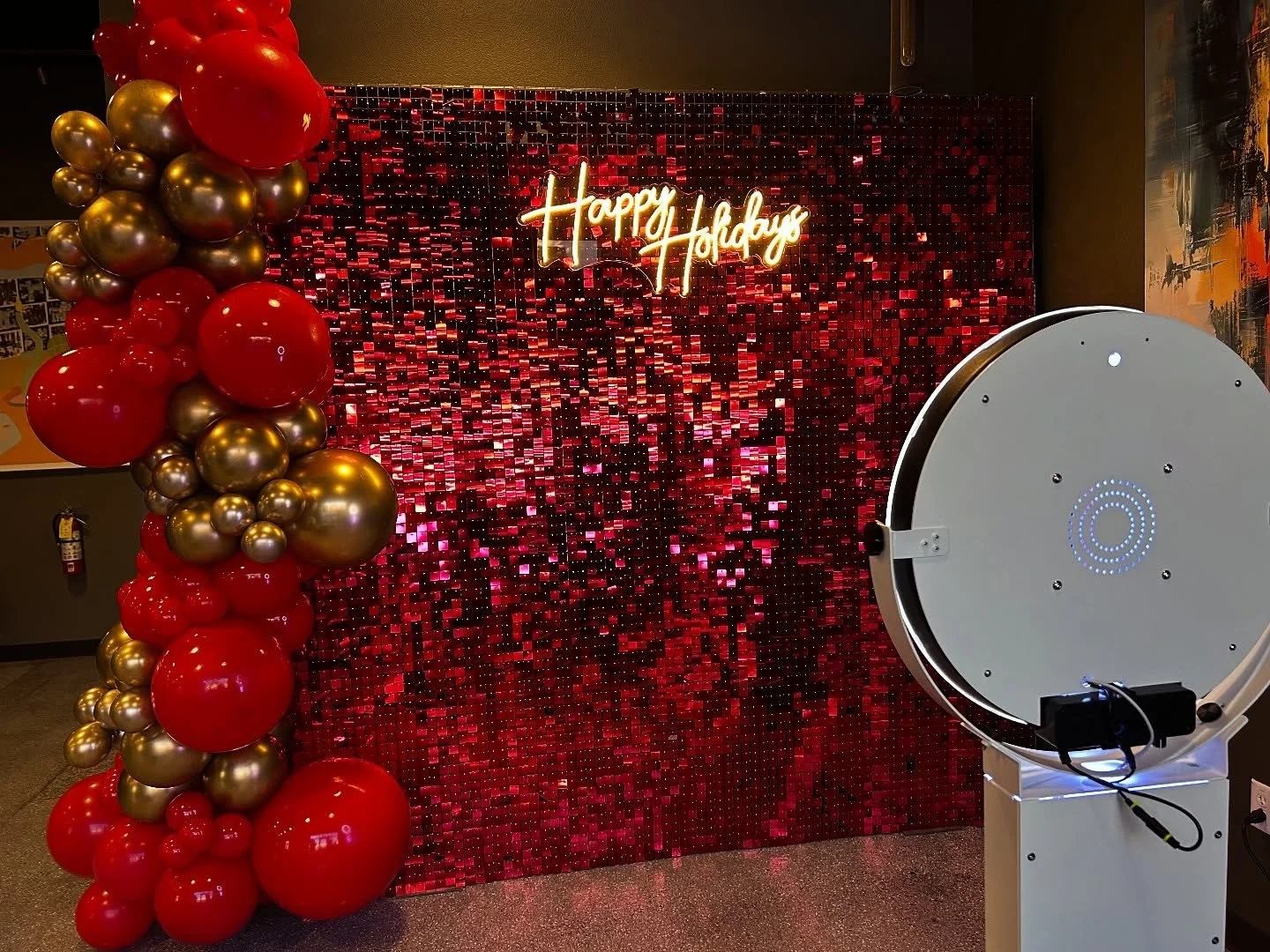 From one night shimmer wall rentals to photo booths with prints, we do it all! 🎅🏼🎄 Just let us know what you have in mind, and we&rsquo;ll do our best make it happen. We offer a variety of options to meet each and every client&rsquo;s specific nee