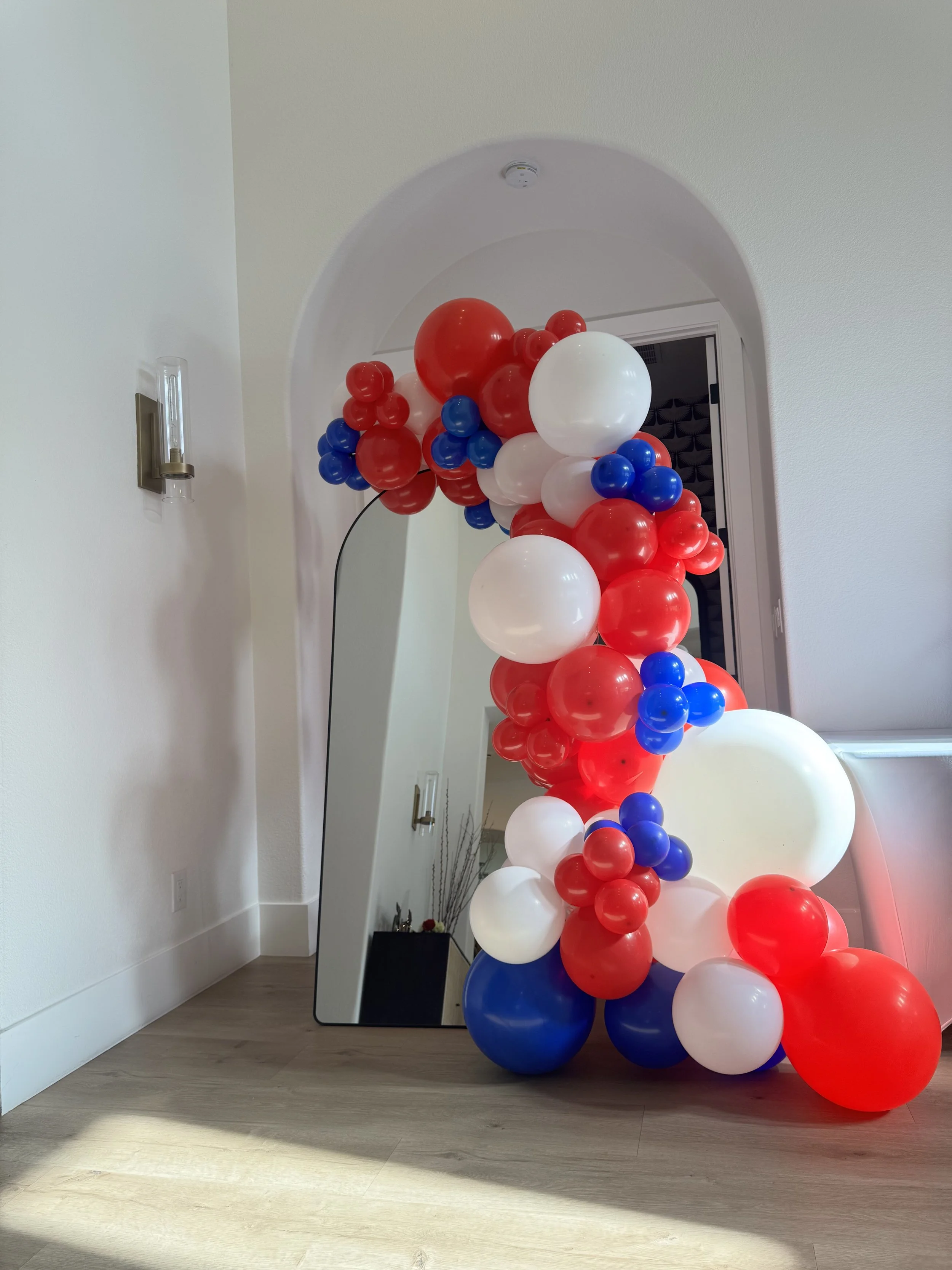 balloon garland flower walls Las Vegas