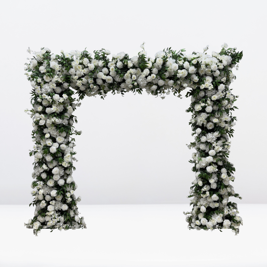 wedding flower arch rental square wedding arch flower walls Las Vegas best day ever flower arch