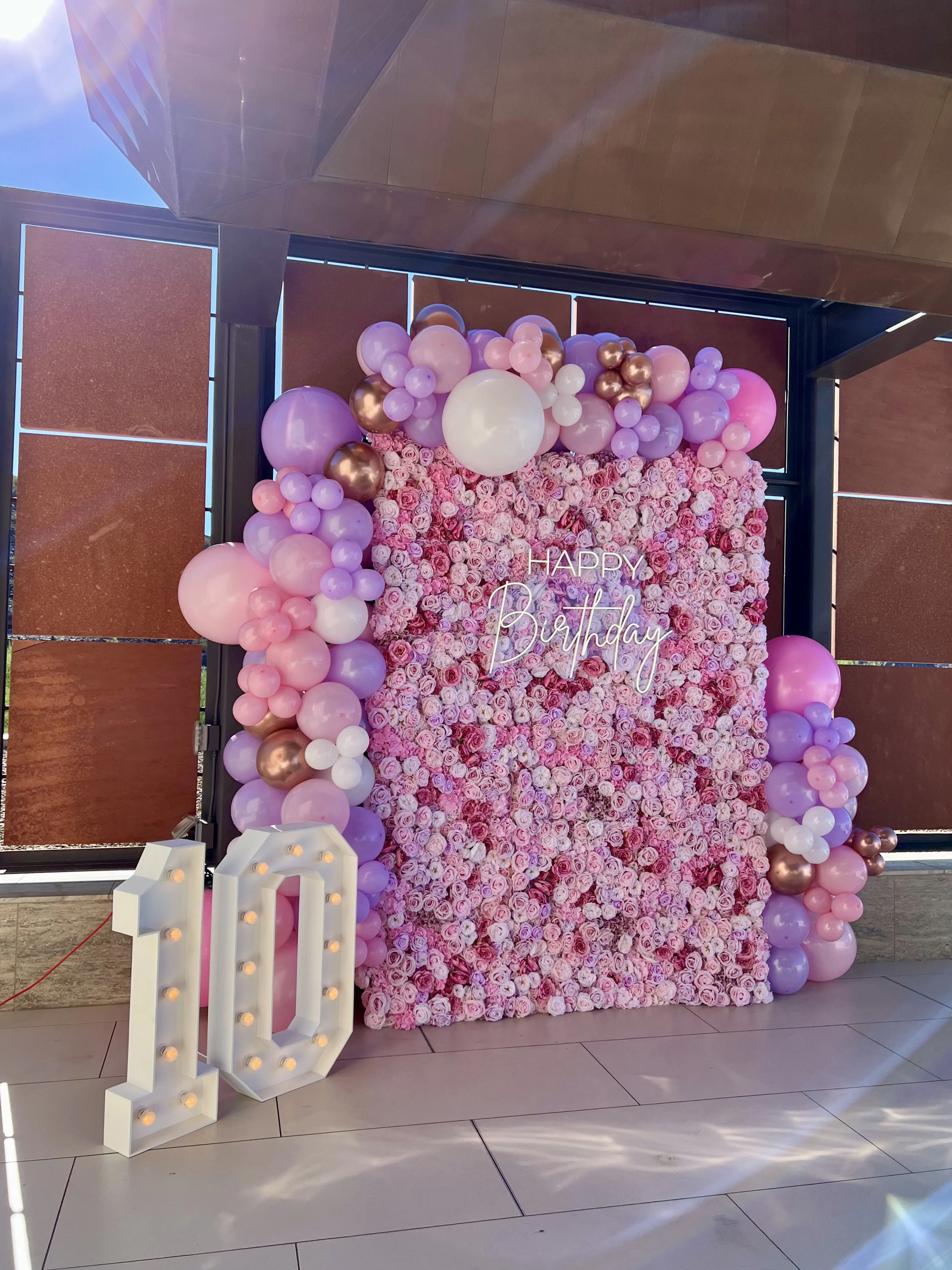 balloon decor Las Vegas Flower Walls Las Vegas balloon garland birthday