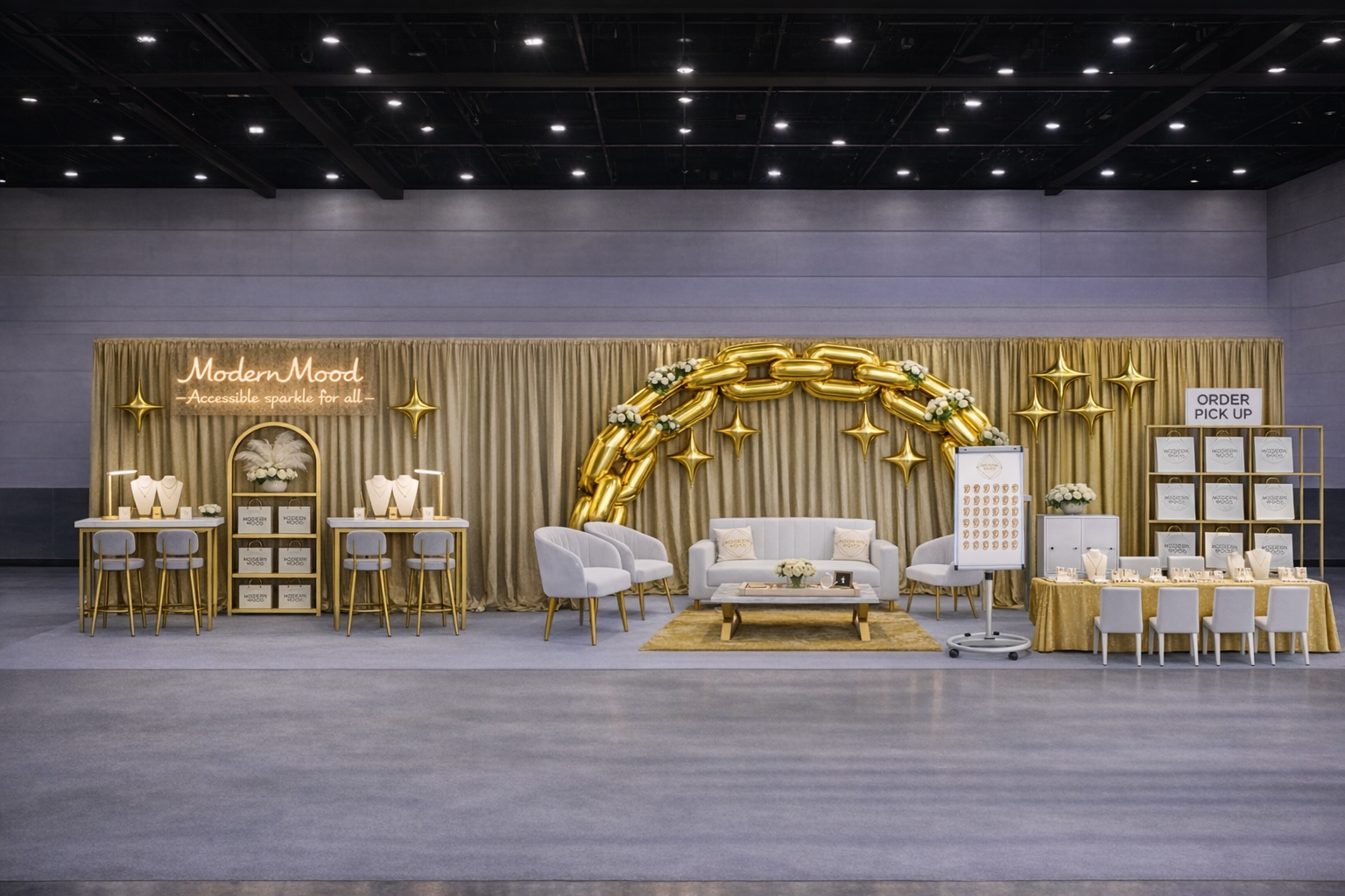 trade show booth design services Las Vegas flower walls Las Vegas