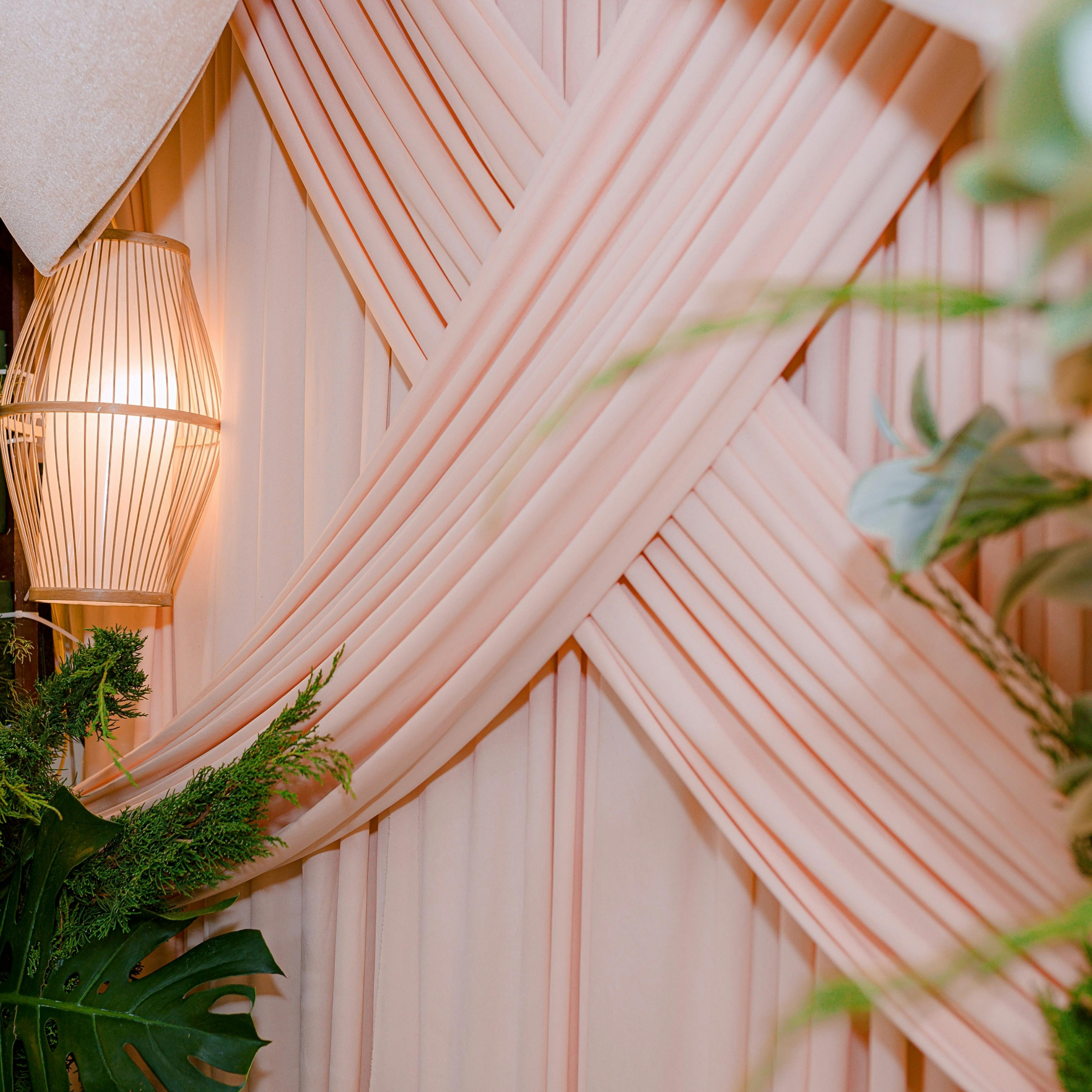 pipe and drape Las Vegas flower walls Las Vegas