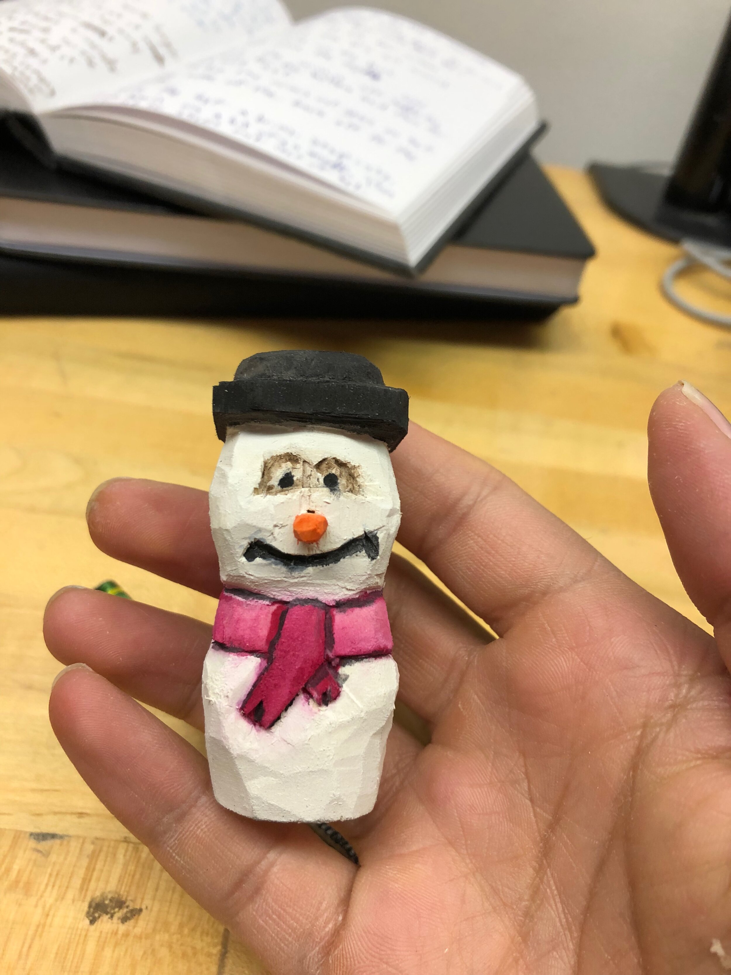 carving space: snowman