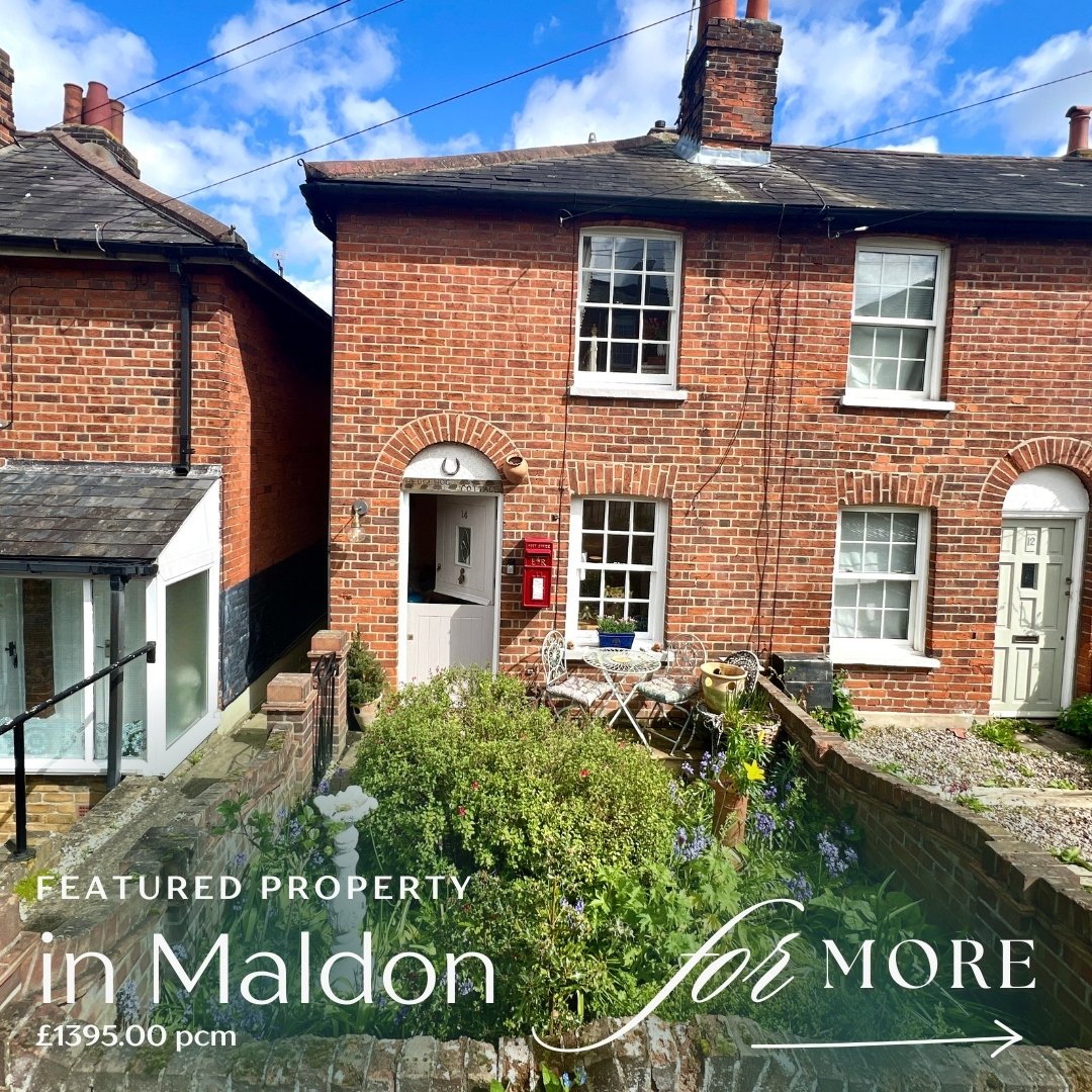 We are delighted to share another new listing with you today; this beautifully presented 2 bedroom, semi detached cottage in the heart of Maldon, a short walk away from Maldon High Street. Please contact us for more details or click the link in our b