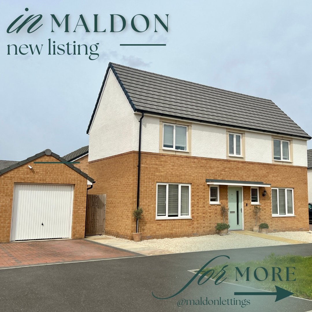 Maldon Lettings are delighted to offer to let this immaculately presented, modern four bedroom detached home with the benefit of two reception rooms. Click the link in our bio to full property listing...
