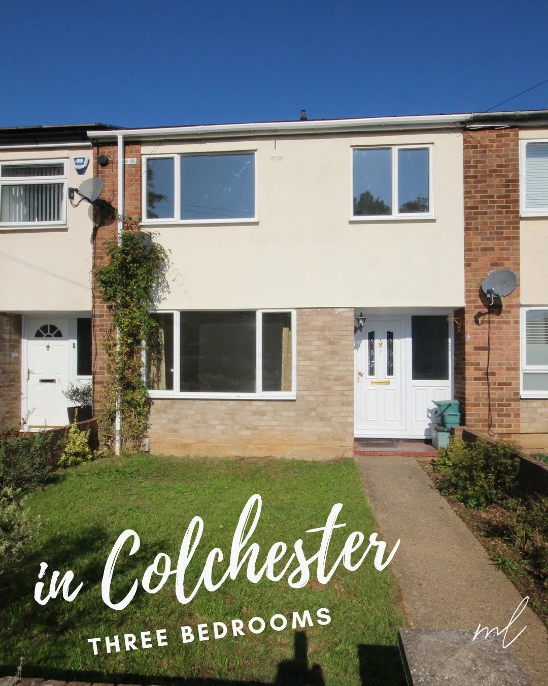 New to the market this week os this spacious three bedroom terrace family home ideally situated close to the local schools and playing fields. Please click on the link in our bio for further details.