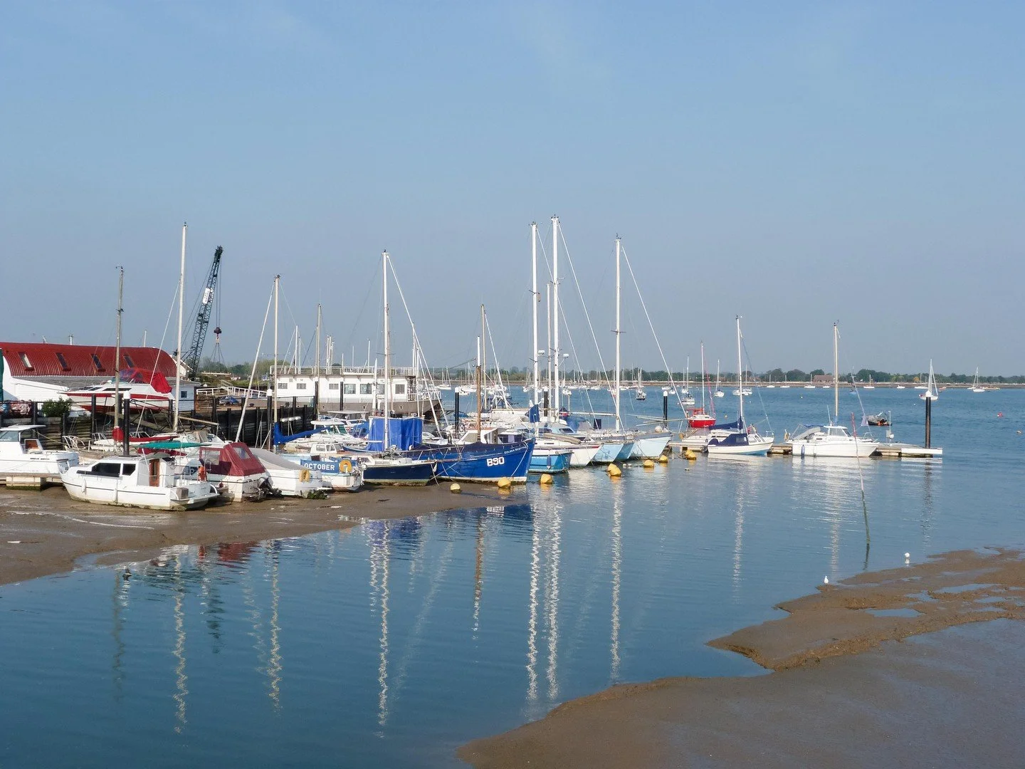 Heybridge Basin is where the Chelmer and Blackwater Navigation Canal merges into the tidal Blackwater Estuary, fed by the Rivers Blackwater and Chelmer. The two rivers are joined by a lock which is regularly used by pleasure boats.
