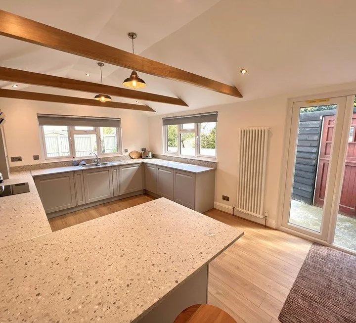 Pretty previously let properties. This kitchen is one of our favourites.