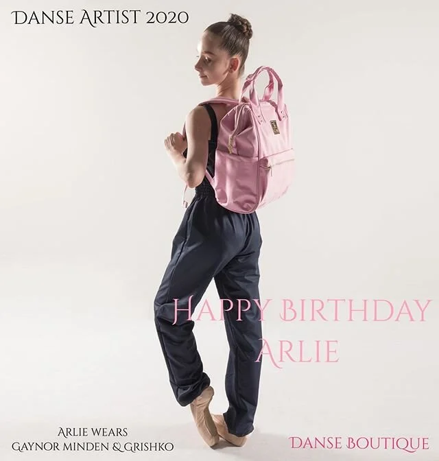 Happy Birthday to our very lovely Danse Artist 2020 @arlie.williams We hope you enjoy your day and are so proud of you! Arlie wears Gaynor Minden Techfit Jumpsuit with Studio Bag and Grishko Nova Pointe shoes. Image captured by @ridley_st photography #danse_boutique #happybirthday #ballet #warmupgear #gaynorminden #grishko #studiobag #dancewear