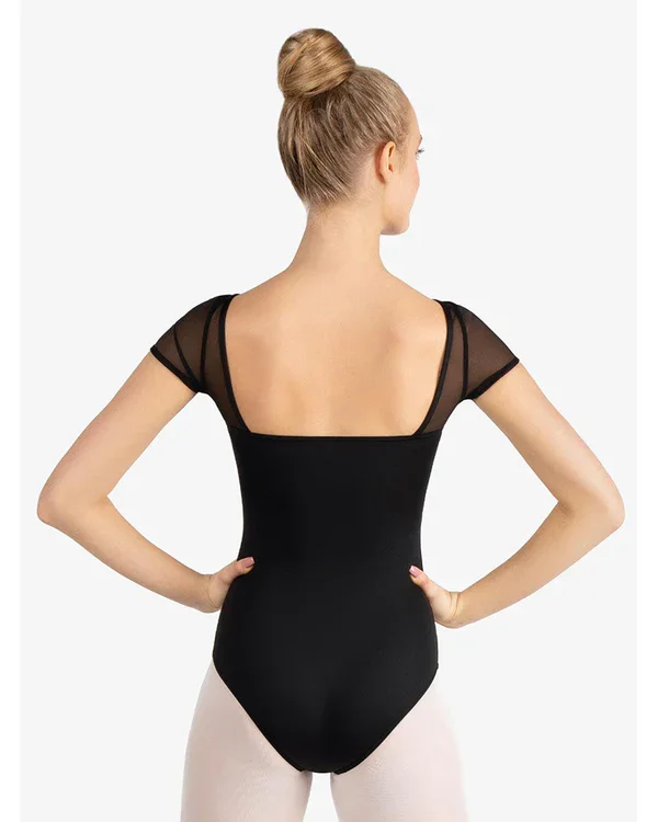 CapezioMeshYokeShortSleeveLeotard-SE1039CGirlsback_600x.webp
