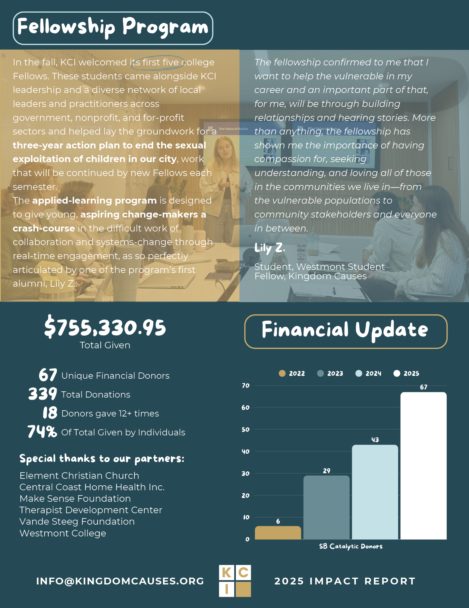 KCI-SB 2025 Impact Report Page 3 Thumbnail