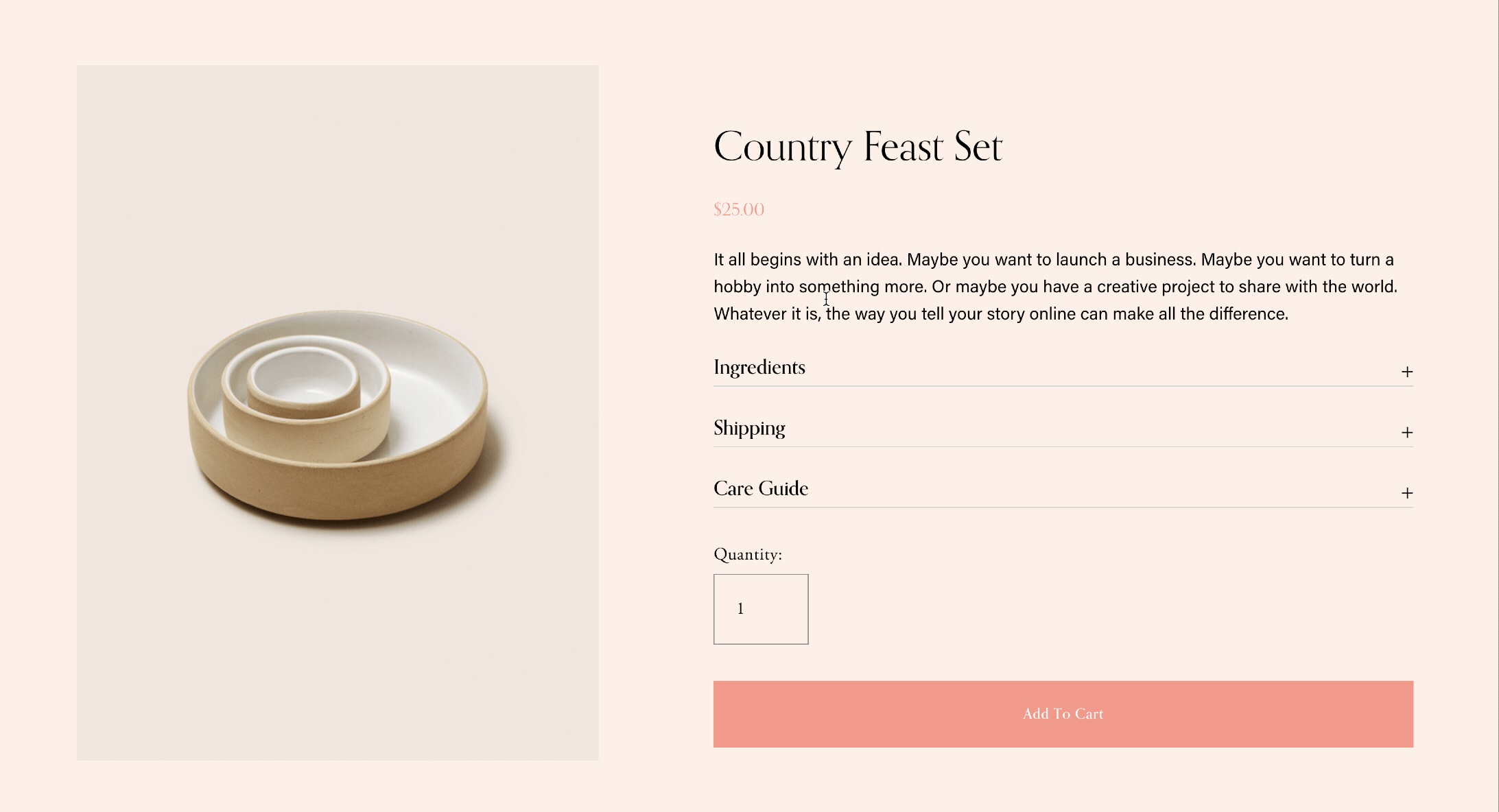 Product Page Accordions